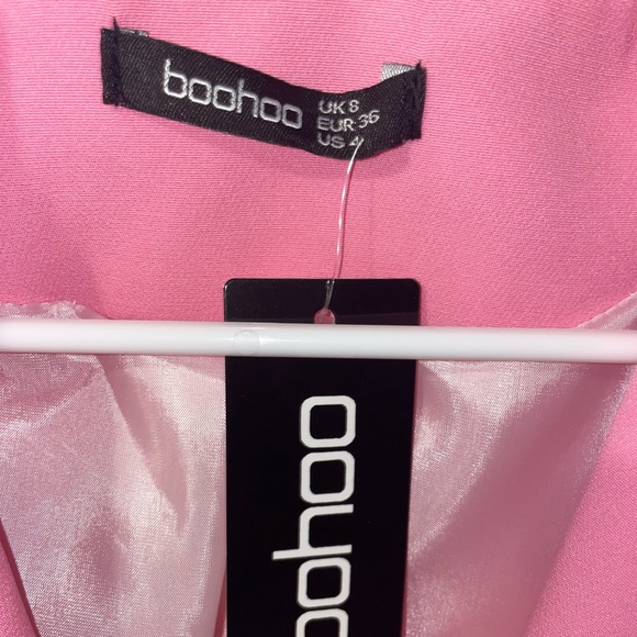 Booboo CUT OUT OPEN BACK TAILORED BLAZER DRESS Pink - Picture 3 of 3